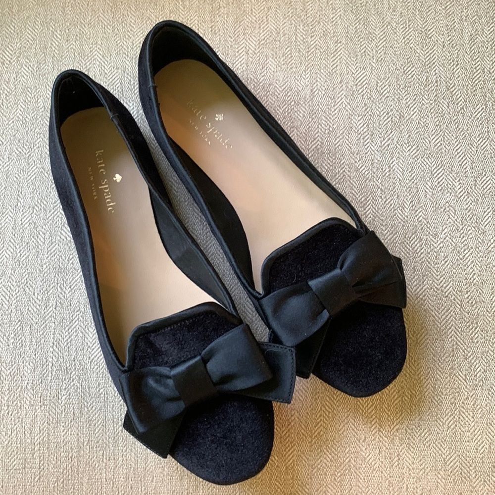 Kate Spade Black Adrina Flats